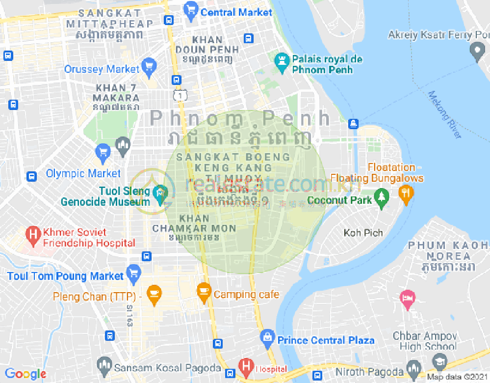 แผนที่ BKK 1, บึงเกงกอง, พนมเปญ