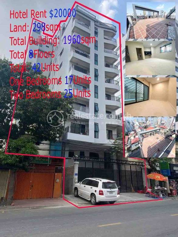 commercial Hotel for rent in BKK 1 ID 200644