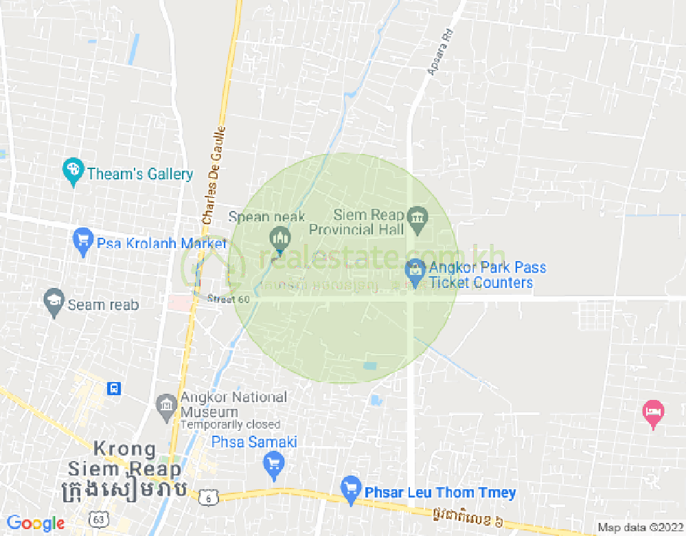 Mapa: Sla Kram, Siem Reap