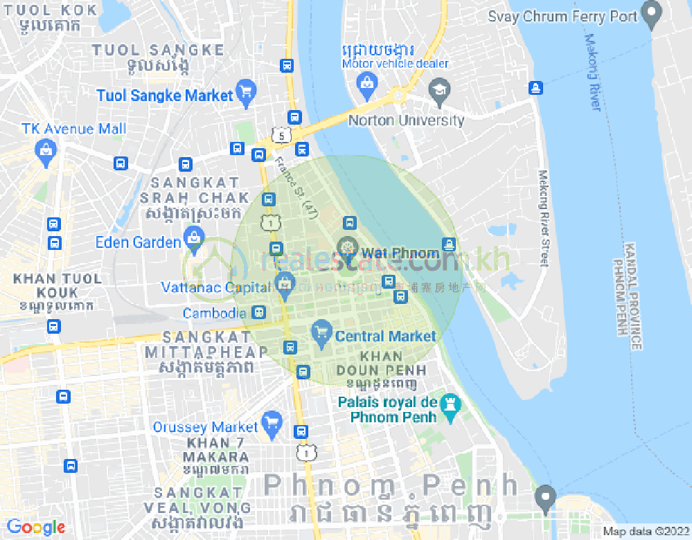 LTD PROPERTIES DABEST PROPERTIES CAMBODIA CO, 斯拉甲, 隆边区, 金边地图
