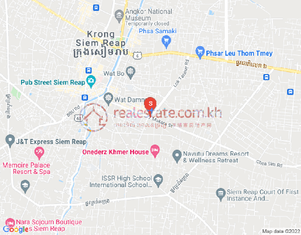 แผนที่ สลากอมเริก, เสียมเรียบ