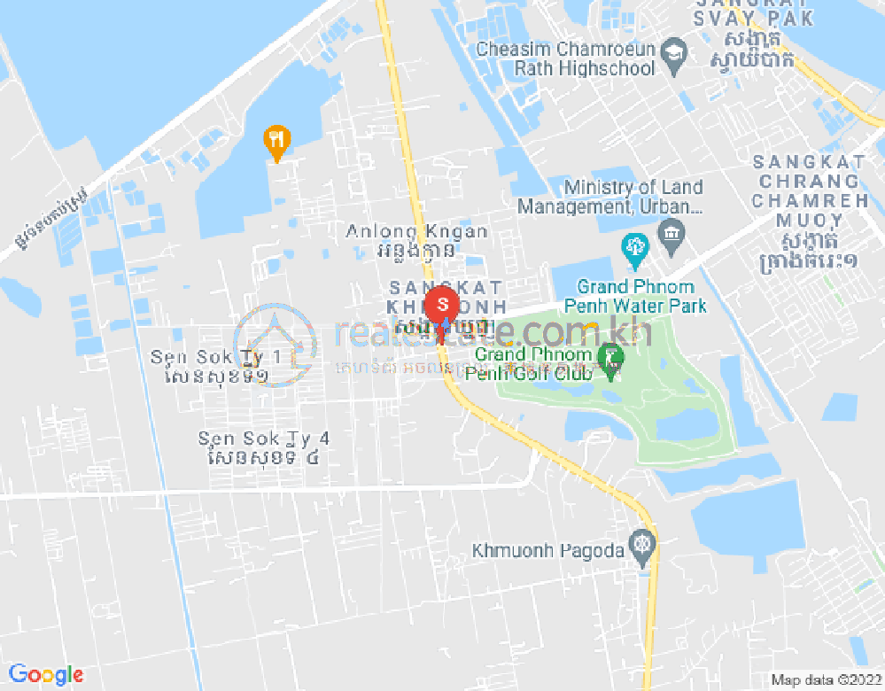 Mapa: Khmuonh, Sen Sok, Phnom Penh