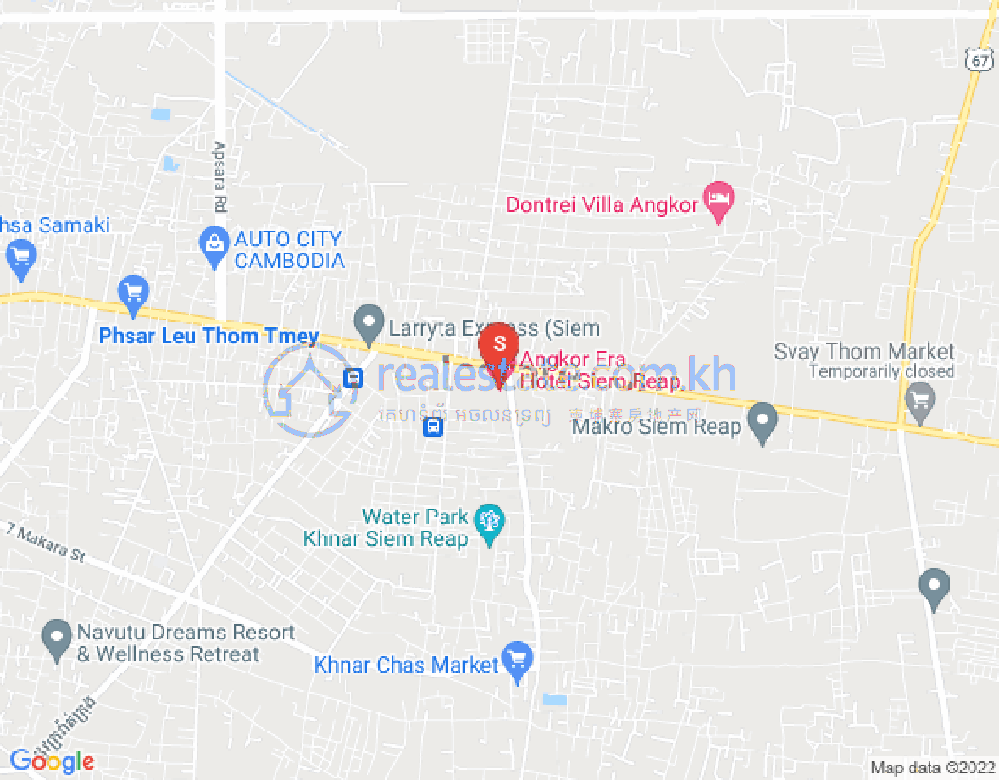 Mapa: Chreav, Siem Reap