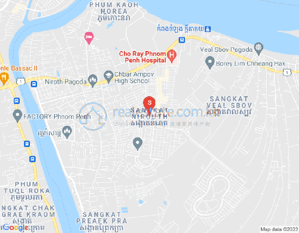 แผนที่ นิรุต, จบาร์อamเปา, พนมเปญ
