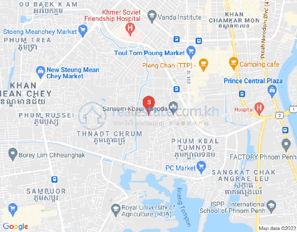 แผนที่ Boeung tumpun, เมียนเจ็ย, พนมเปญ