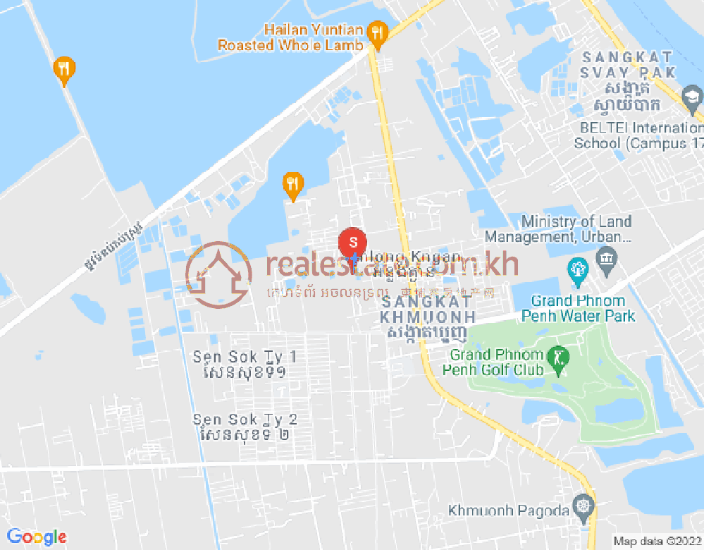 Mapa: Sen Sok, Phnom Penh
