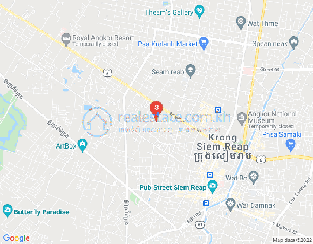 Mapa: Siem Reap