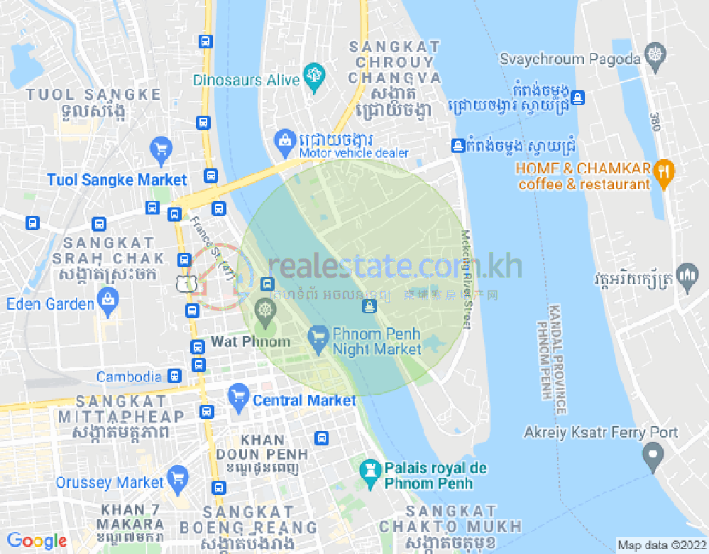 Mapa: Chroy Changvar, Phnom Penh