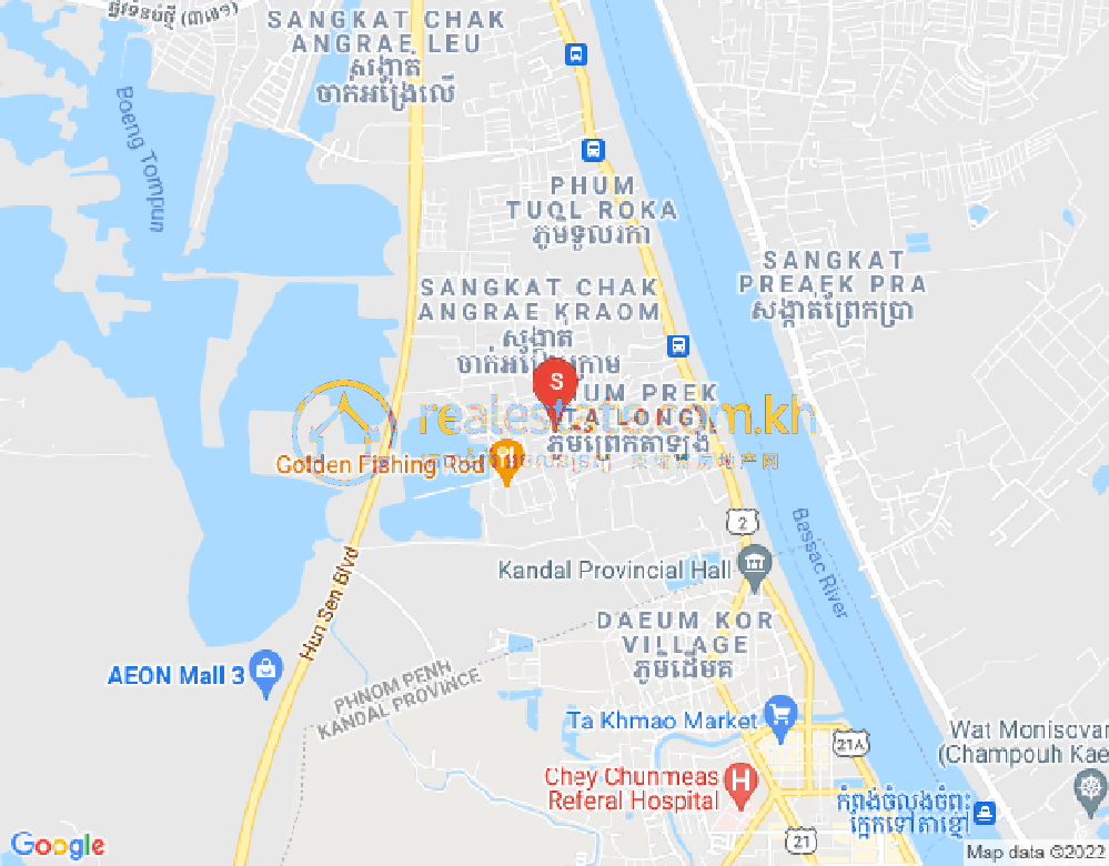 Mapa: Chak Angrae Leu, Meanchey, Phnom Penh