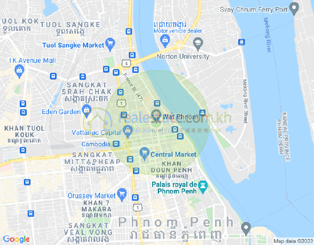 Dabest Properties, 斯拉甲, 隆边区, 金边地图