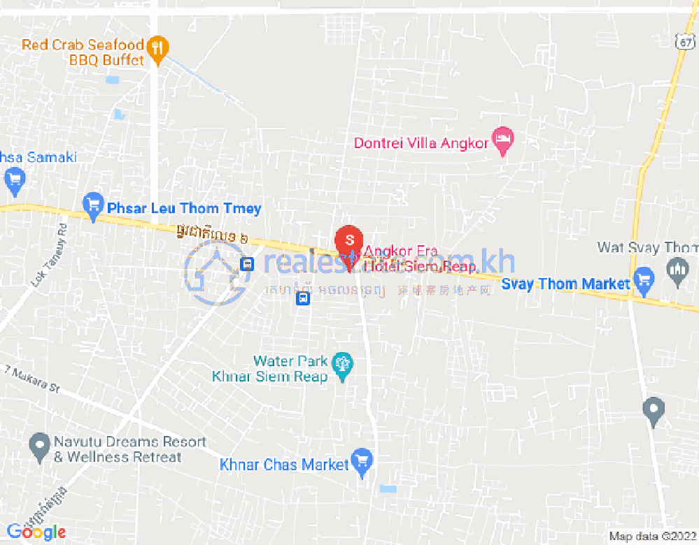 Mapa: Chreav, Siem Reap