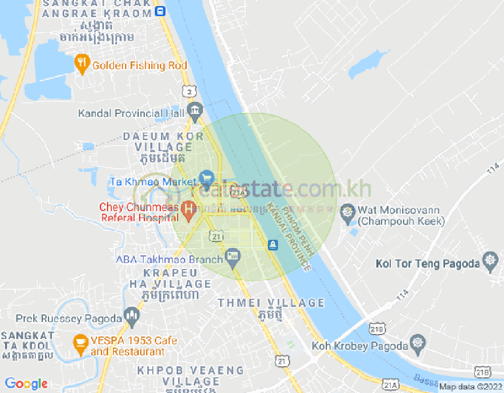 Properties  Dabest, タクマウ, カンダルの地図