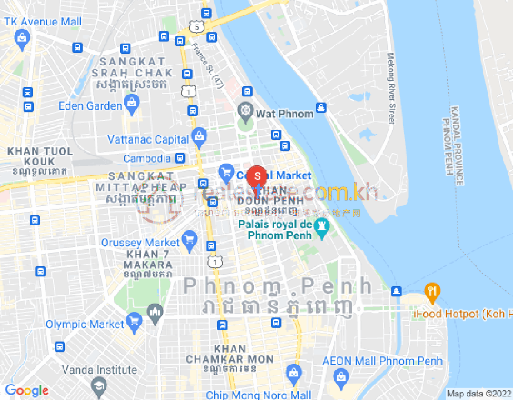 ផែនទី ដូនពេញ, ភ្នំពេញ
