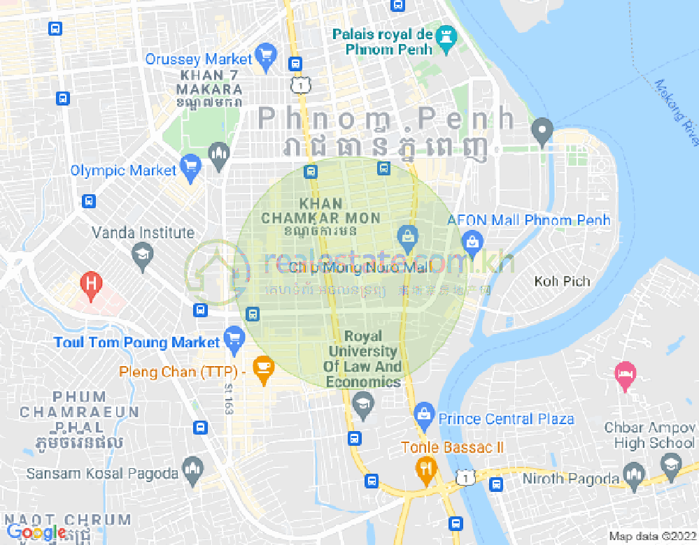 ផែនទី បឹងកេងកង២, បឹងកេងកង, ភ្នំពេញ