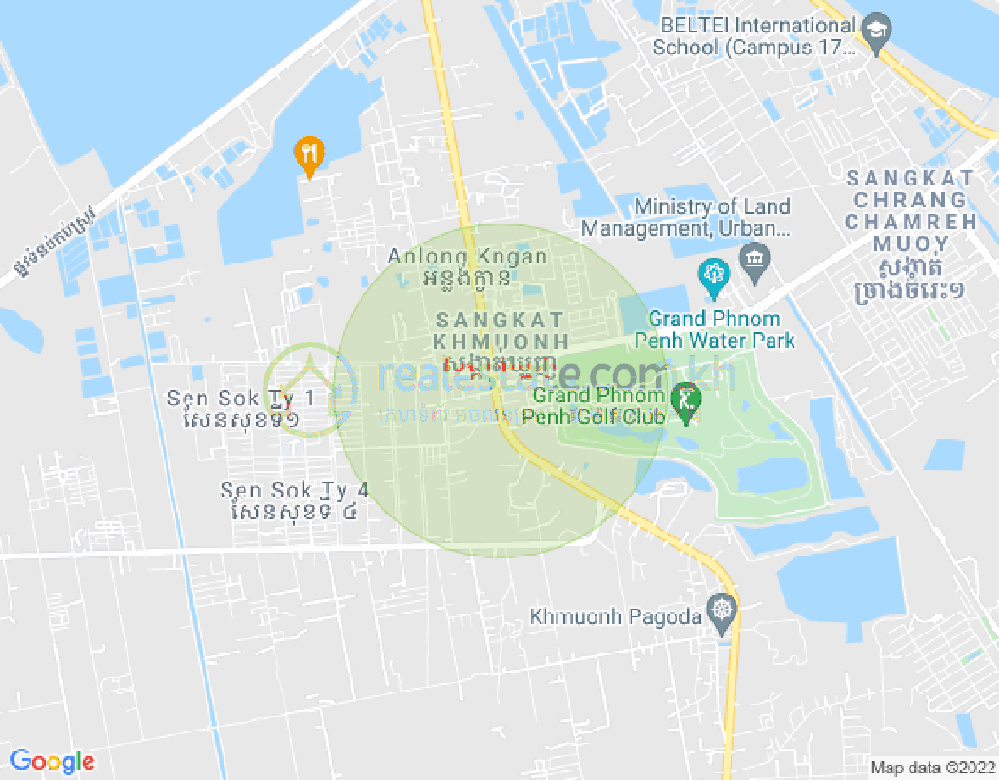 Khmuonh分区, 森速区, 金边地图