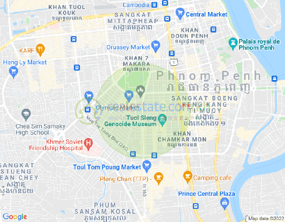 แผนที่ โอลิมปิก, บึงเกงกอง, พนมเปญ