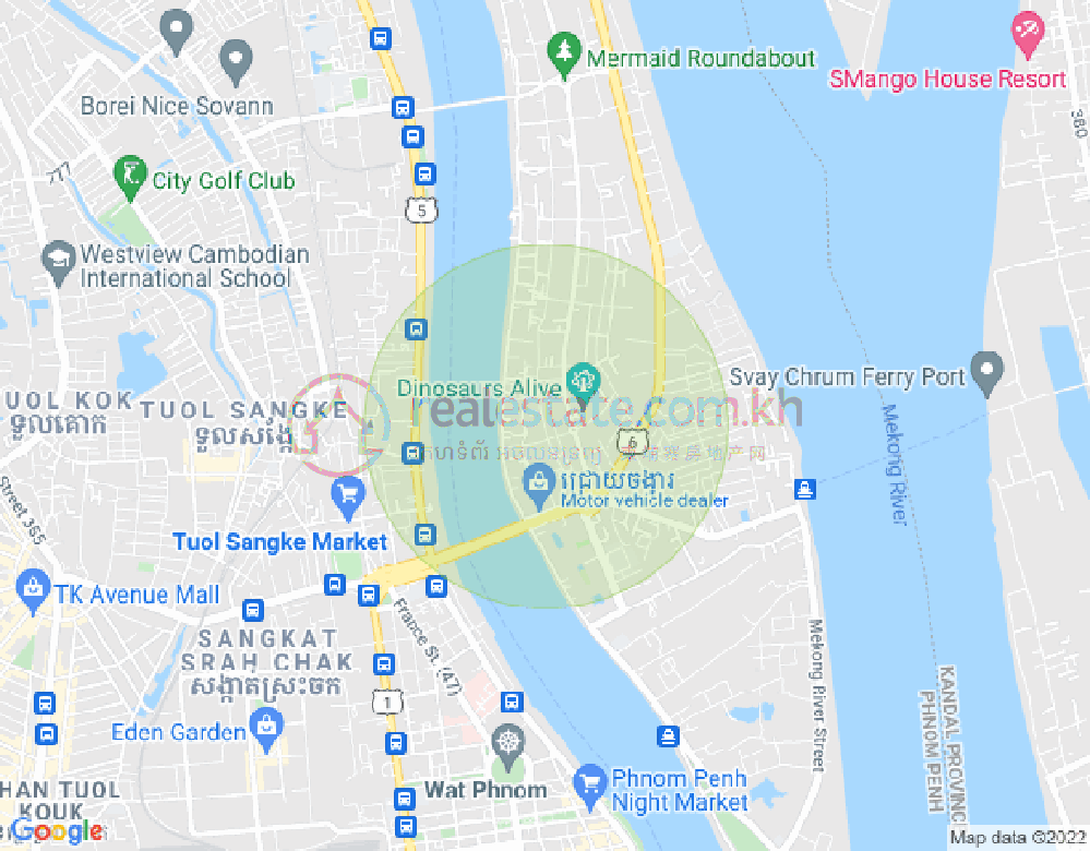 แผนที่ จเรยจังวา, พนมเปญ
