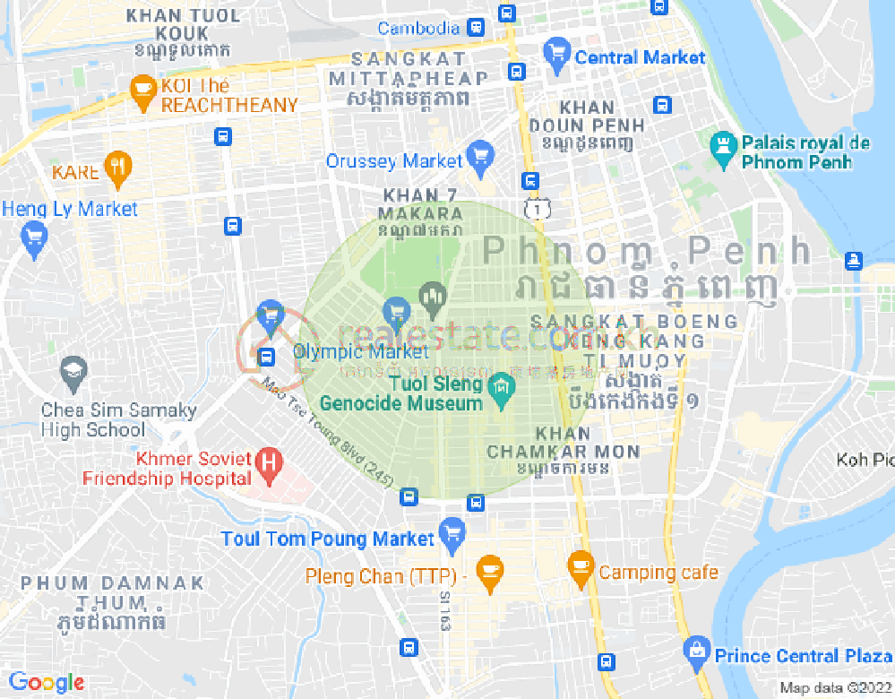 ផែនទី អូឡាំពិក, បឹងកេងកង, ភ្នំពេញ