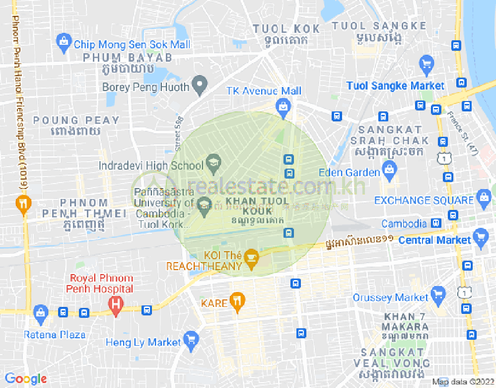 宣城2, 堆谷区, 金边地图