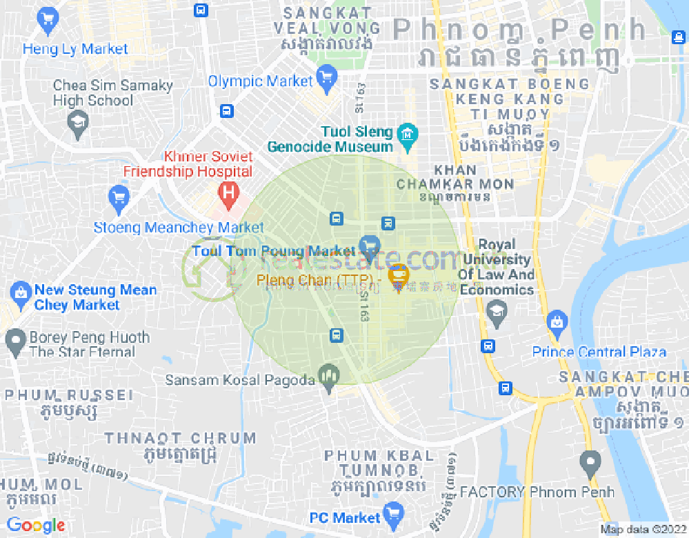แผนที่ 440, ตวลตุมปุง 1, จัมการมอน, พนมเปญ