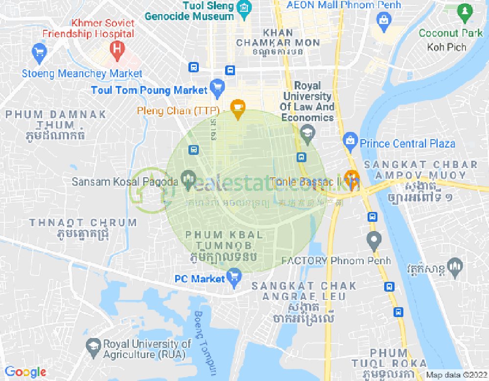 494, 沙南哥分区, 占卡蒙, 金边地图