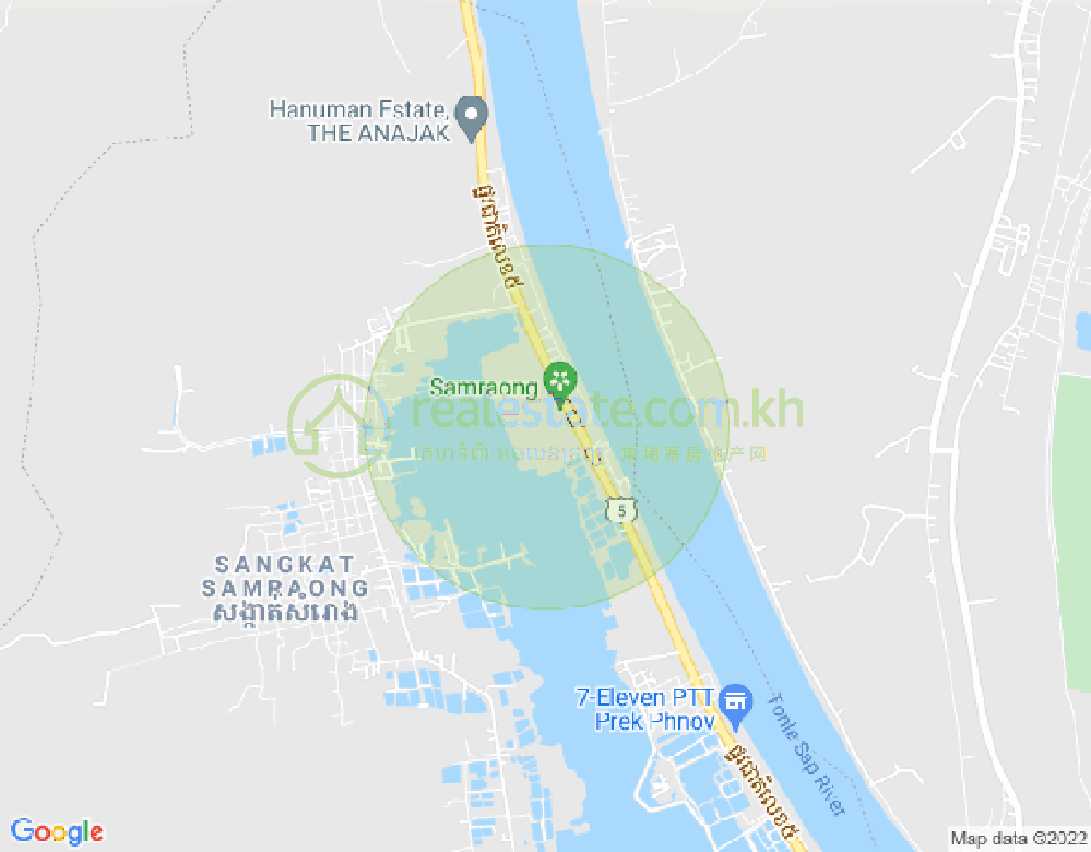 Carte de Samraong Village