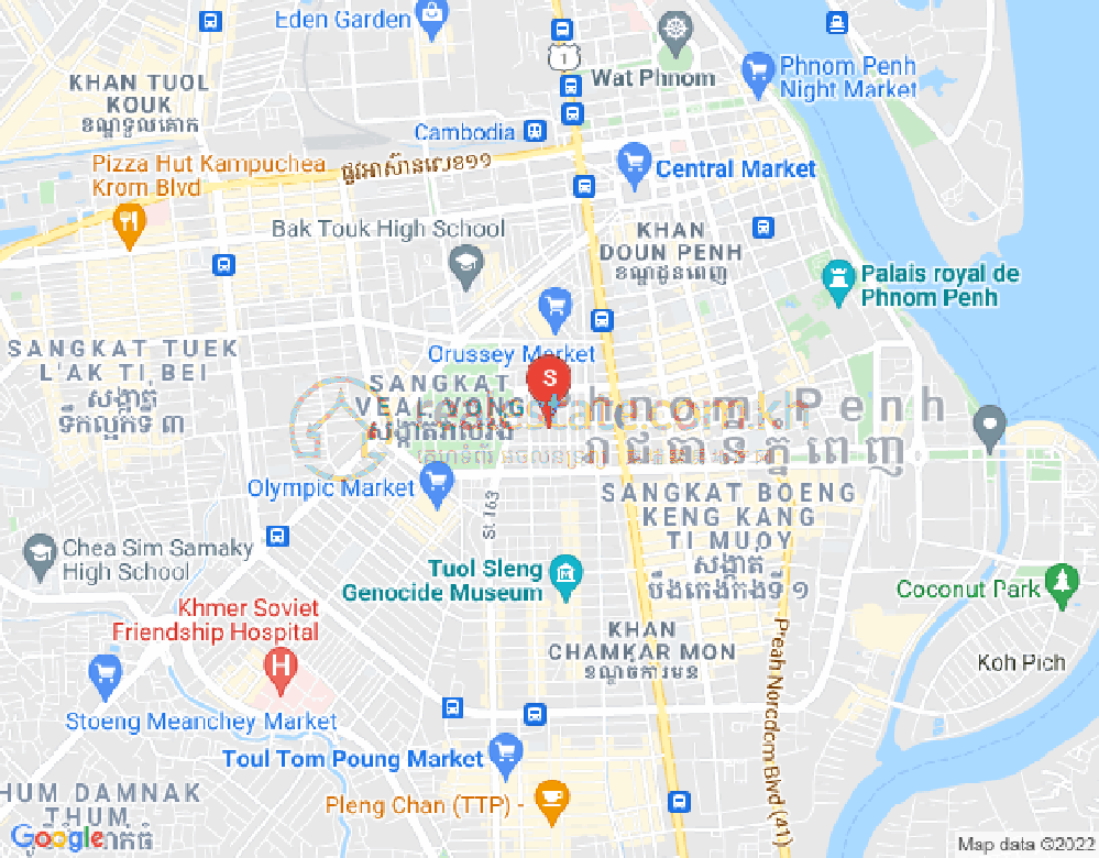 Map of Boeung Prolit, 7 Makara, Phnom Penh