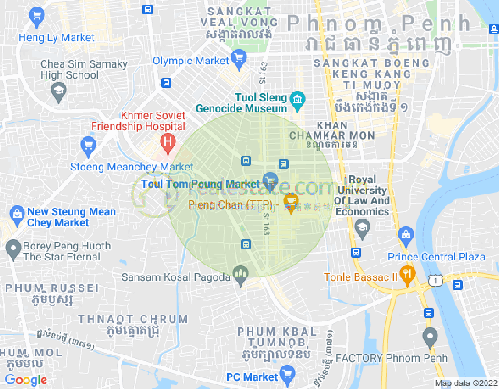 Carte de 271, Toul Tum Poung 1, Chamkarmon, Phnom Penh