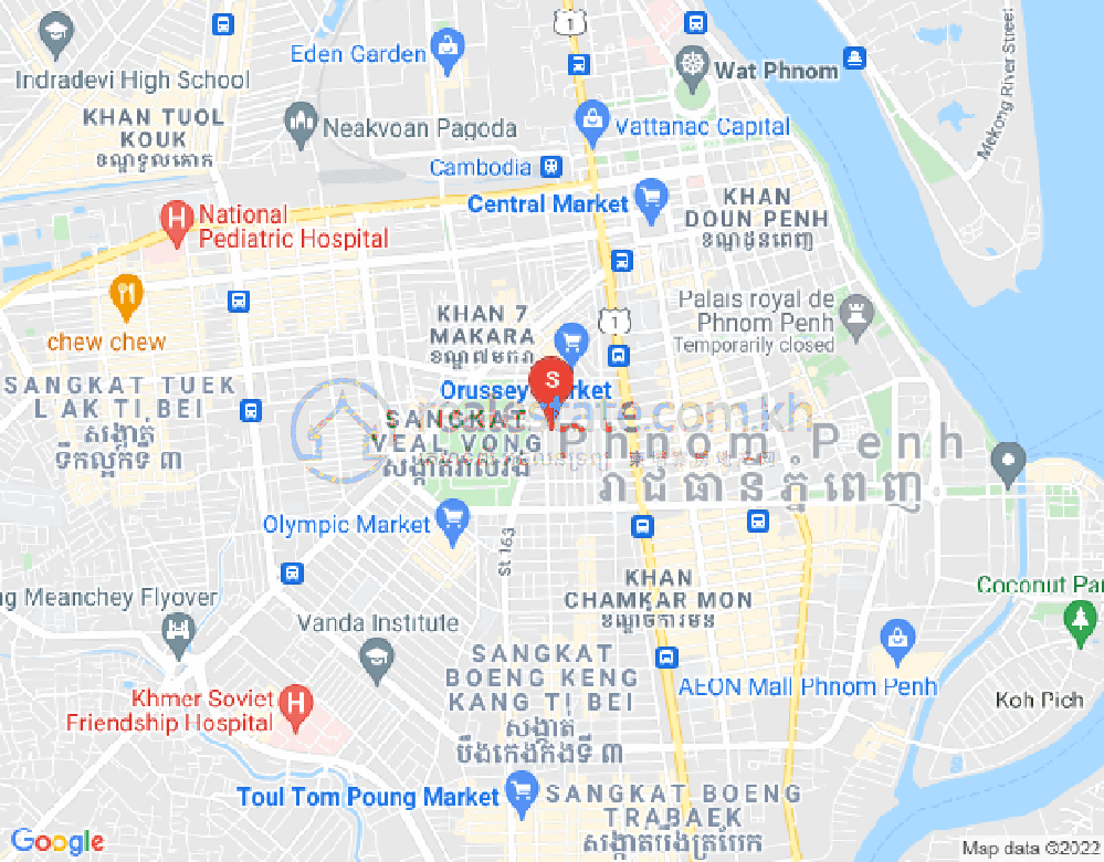 Boeung Prolit分区, 马卡拉区, 金边地图