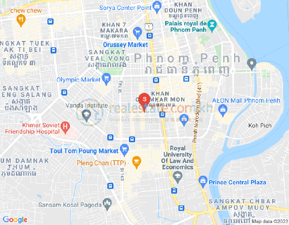 แผนที่ บีเคเค 3, บึงเกงกอง, พนมเปญ