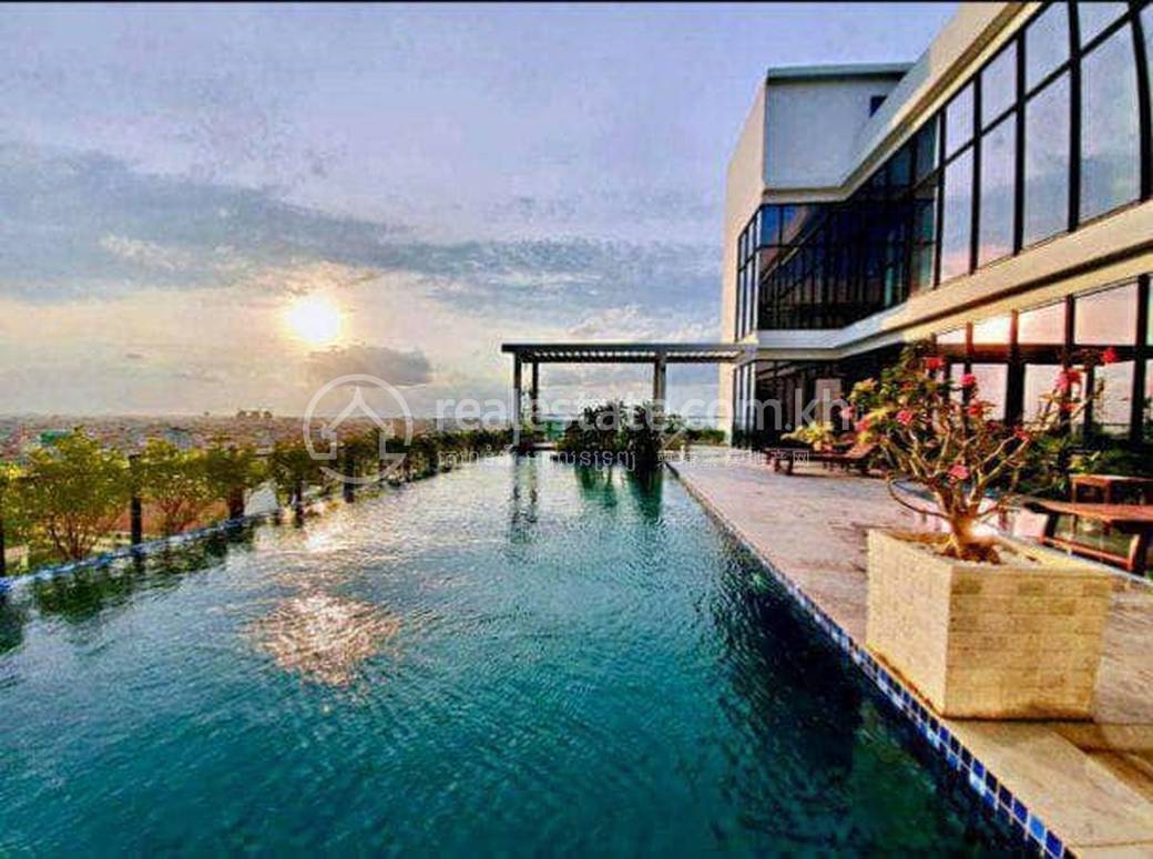 อพาร์ทเม้นท์ สำหรับเช่า ใน Boeng Keng Kang $1,100