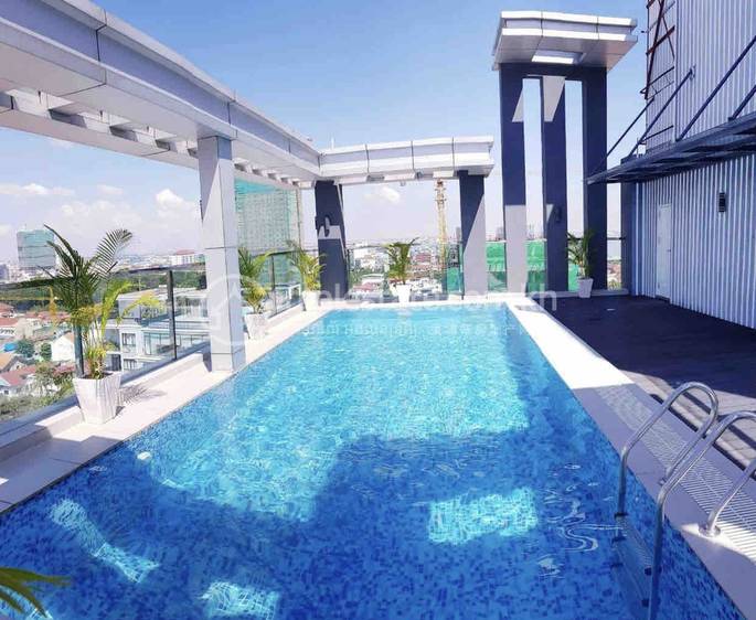 Apartmán se službami K pronájmu in Srah Chak, Daun Penh, Phnom Penh