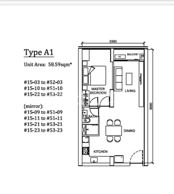 59 sqm Living Size Condo For Rent in Chamkarmon