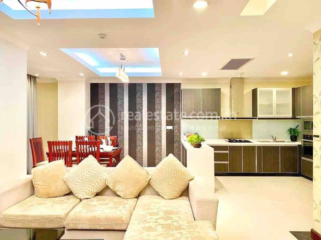 Toul Kork Apartmán se službami K pronájmu in Boeung Kak 1 Toul Kork $1,600