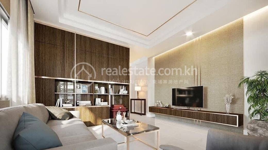 Borey Lucky One | 54-18 sqm Living Size Link House For Sale in Dangkao