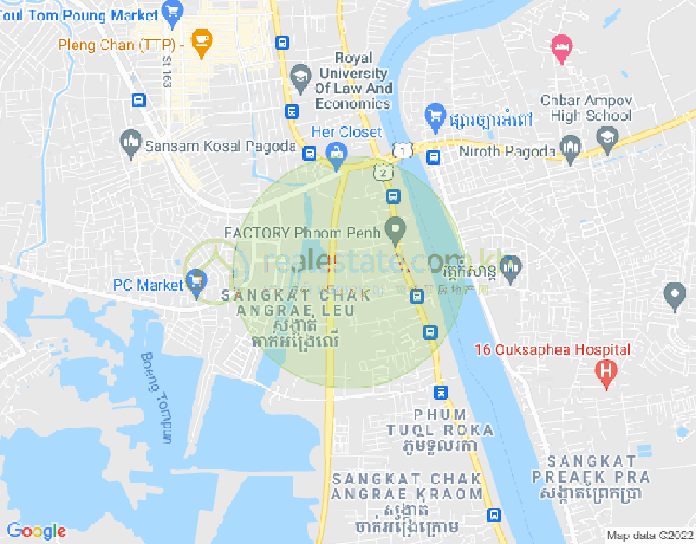 Map of Urban Village Phase 1