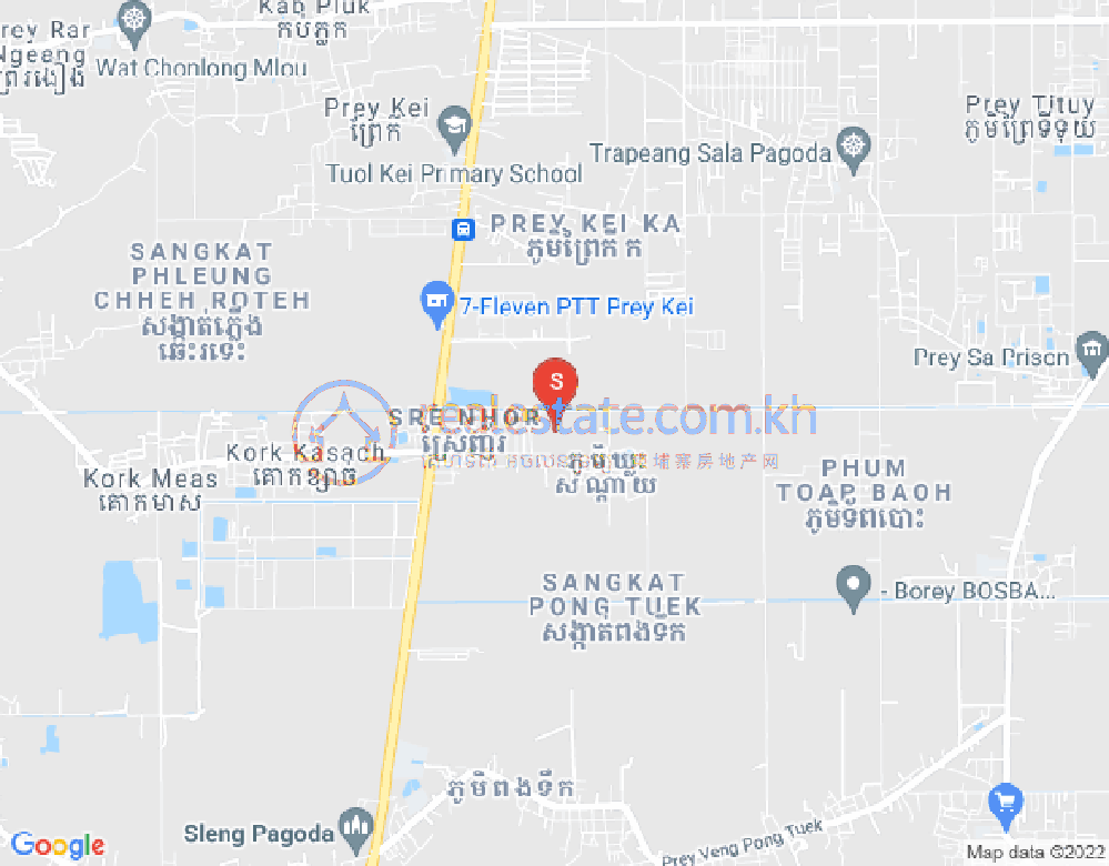 Carte de Dangkao, Phnom Penh
