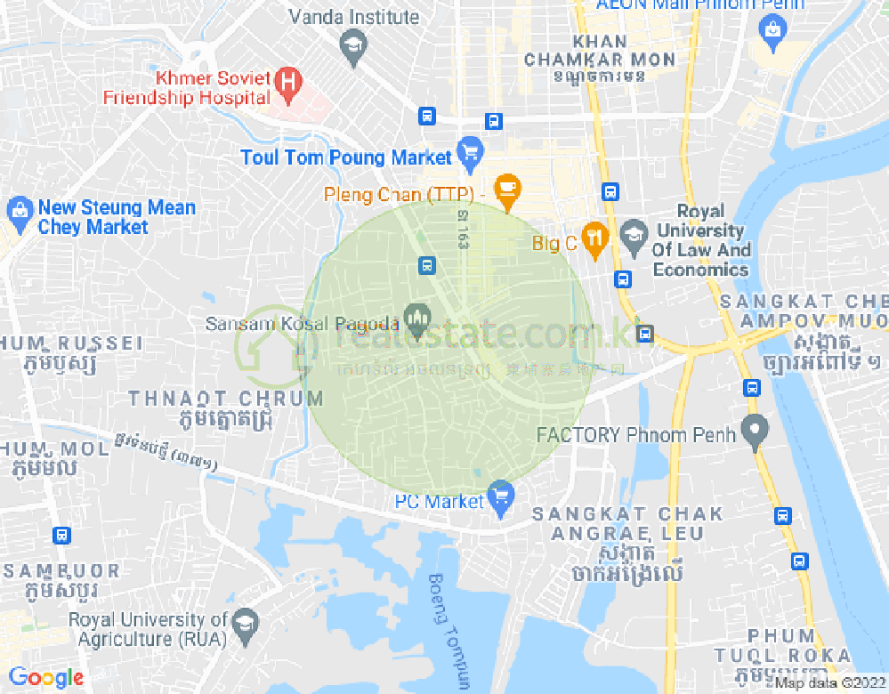 Mapa: Boeung Tumpun 2, Meanchey, Phnom Penh