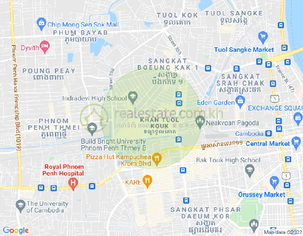 592, 宣城2, 堆谷区, 金边地图