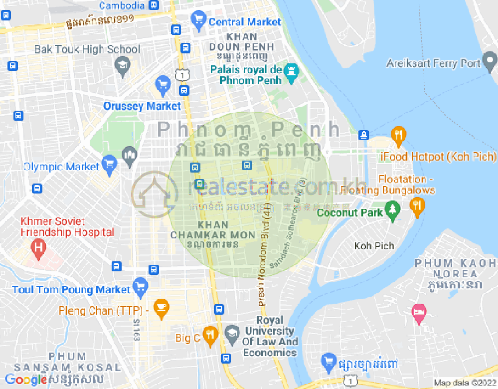 แผนที่ BKK 1, บึงเกงกอง, พนมเปญ