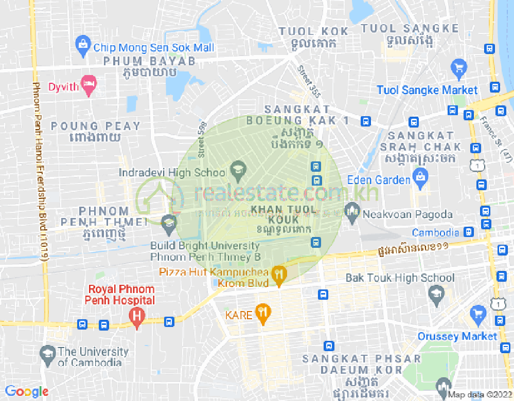 618, 宣城2, 堆谷区, 金边地图