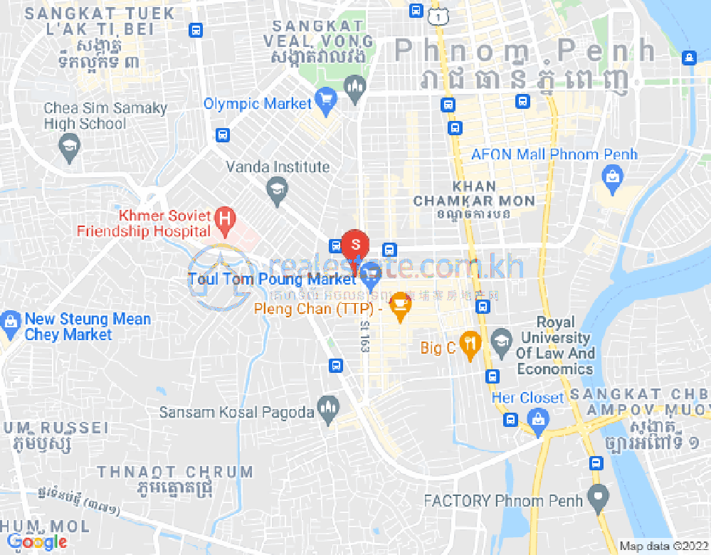 แผนที่ ตวลตุมปุง 1, จัมการมอน, พนมเปญ