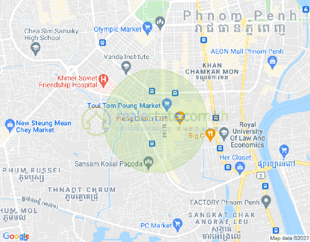 ផែនទី ទួលទំពូង១, ចំការមន, ភ្នំពេញ