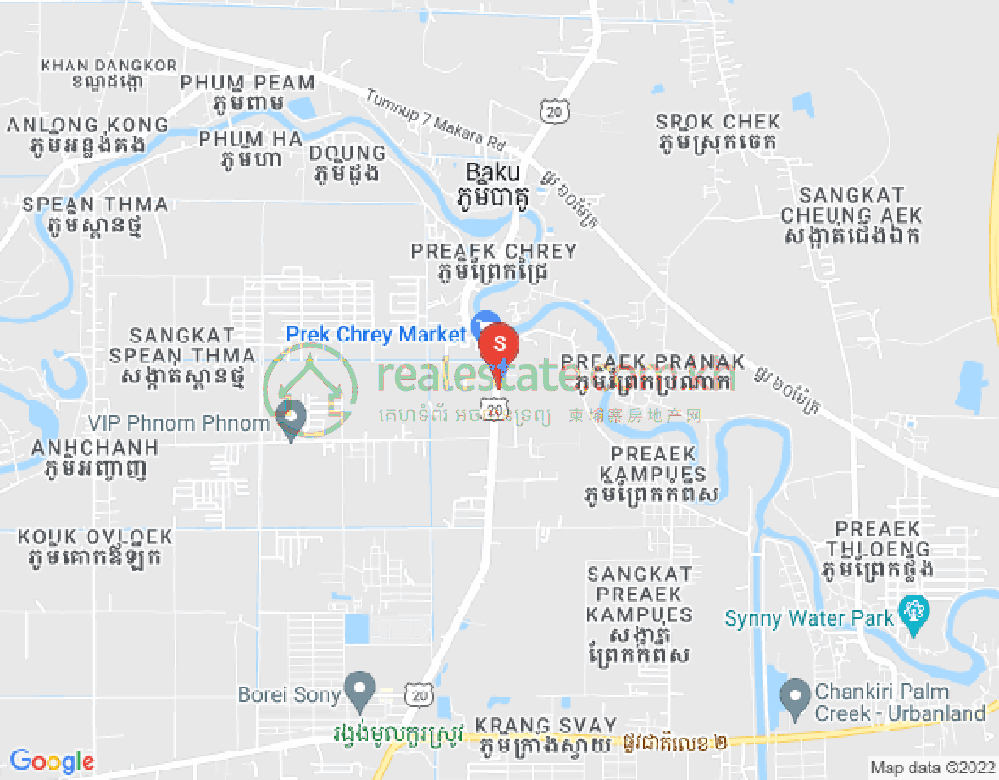 Map of Borey Lucky One