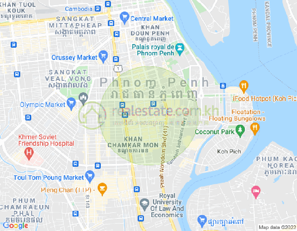 แผนที่ BKK 1, บึงเกงกอง, พนมเปญ