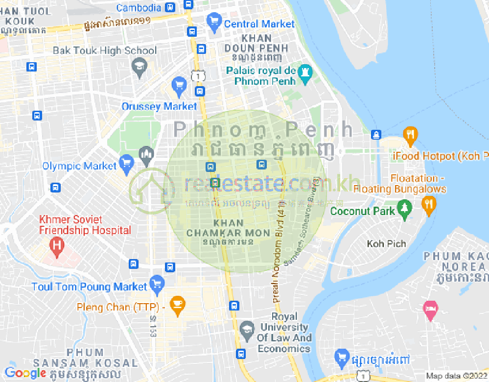 แผนที่ BKK 1, บึงเกงกอง, พนมเปญ