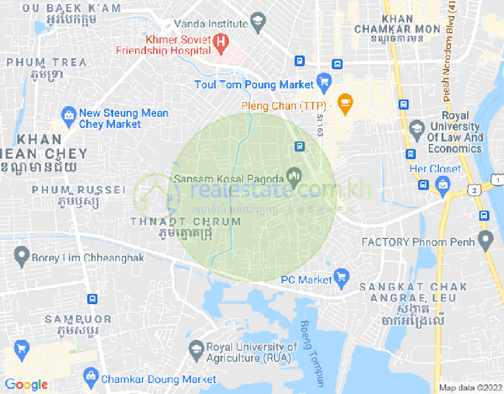 Mapa: Boeung Tumpun, Meanchey, Phnom Penh