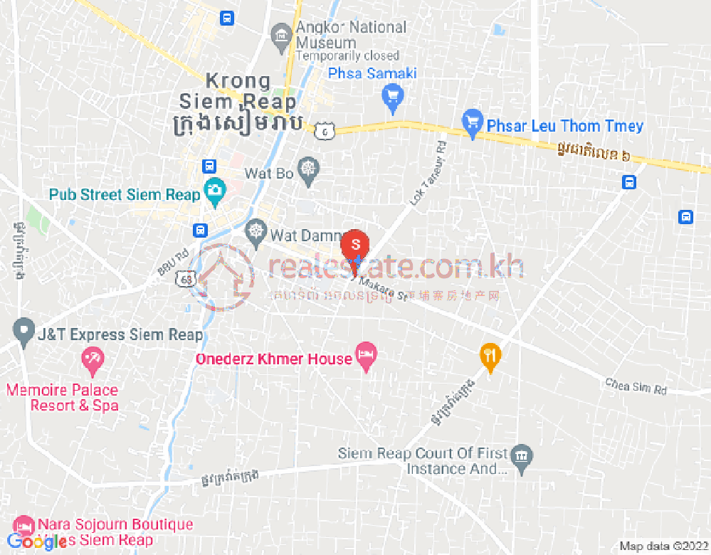 Map of Sala Kamraeuk, Siem Reap