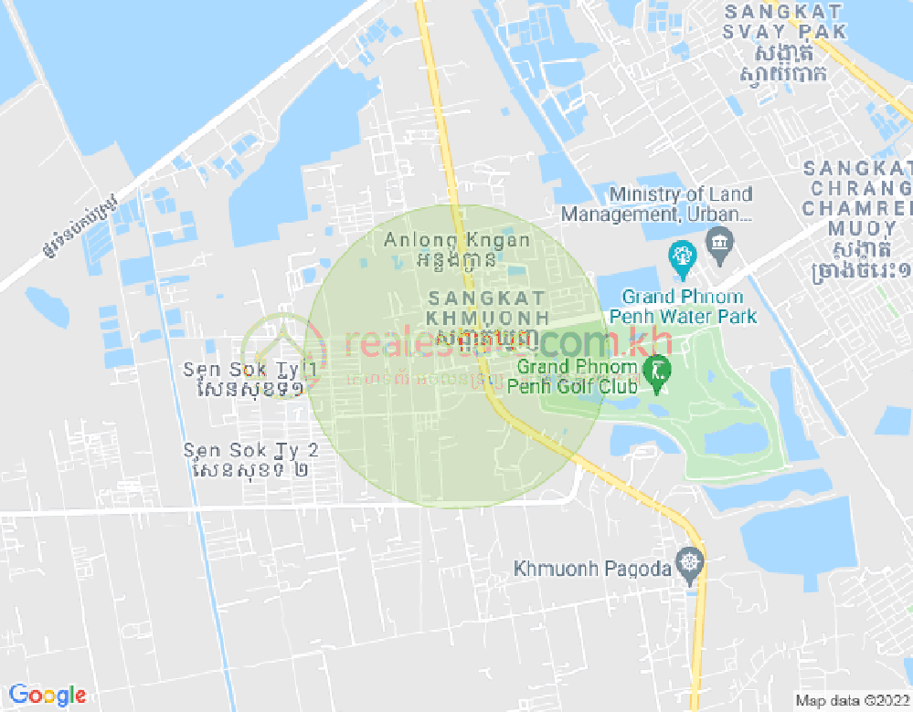 Khmuonh分区, 森速区, 金边地图