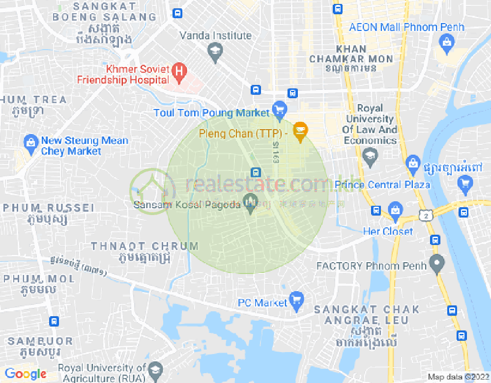 Mapa: Boeung Tumpun, Meanchey, Phnom Penh